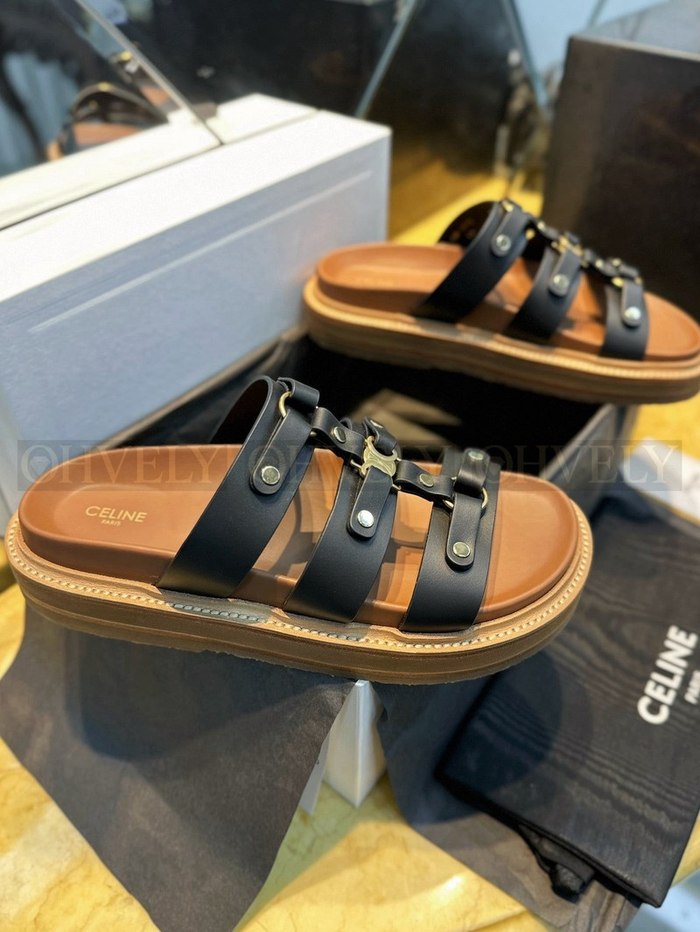 셀린느 티피 슬라이드 샌들