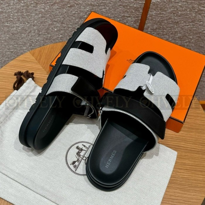 에르메스 CHYPRE 시프레 샌들 데님