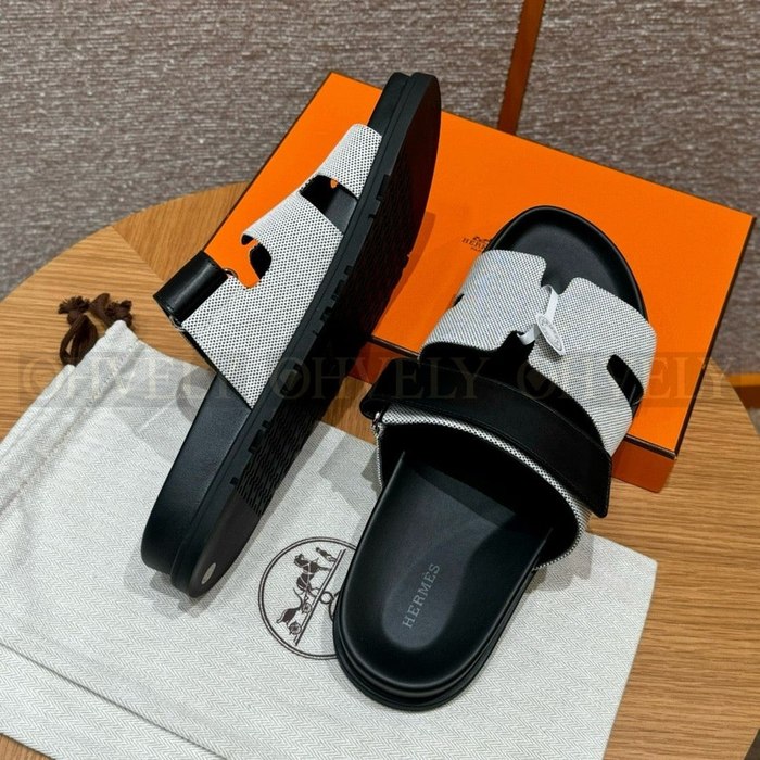 에르메스 CHYPRE 시프레 샌들 데님