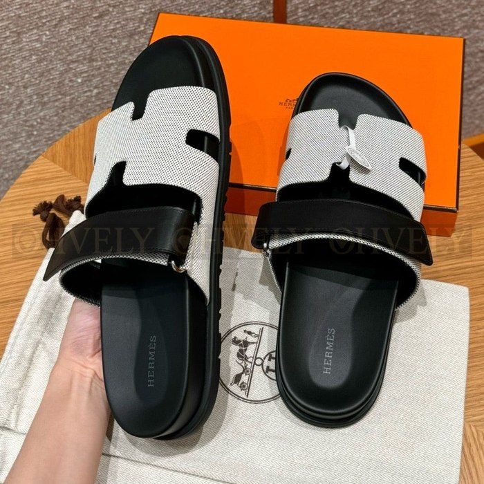 에르메스 CHYPRE 시프레 샌들 데님