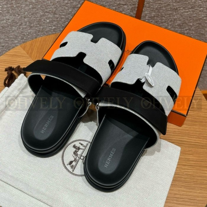 에르메스 CHYPRE 시프레 샌들 데님