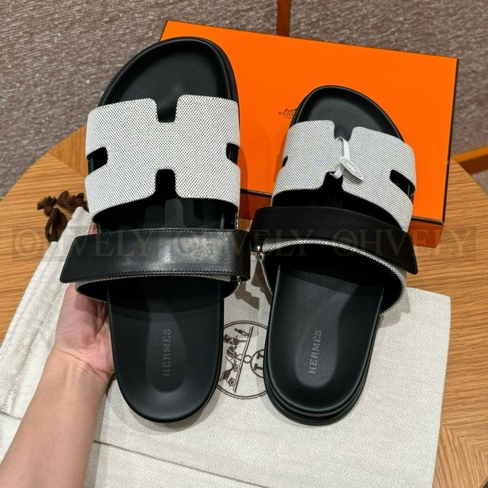 에르메스 CHYPRE 시프레 샌들 데님