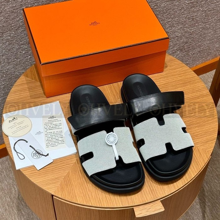 에르메스 CHYPRE 시프레 샌들 데님