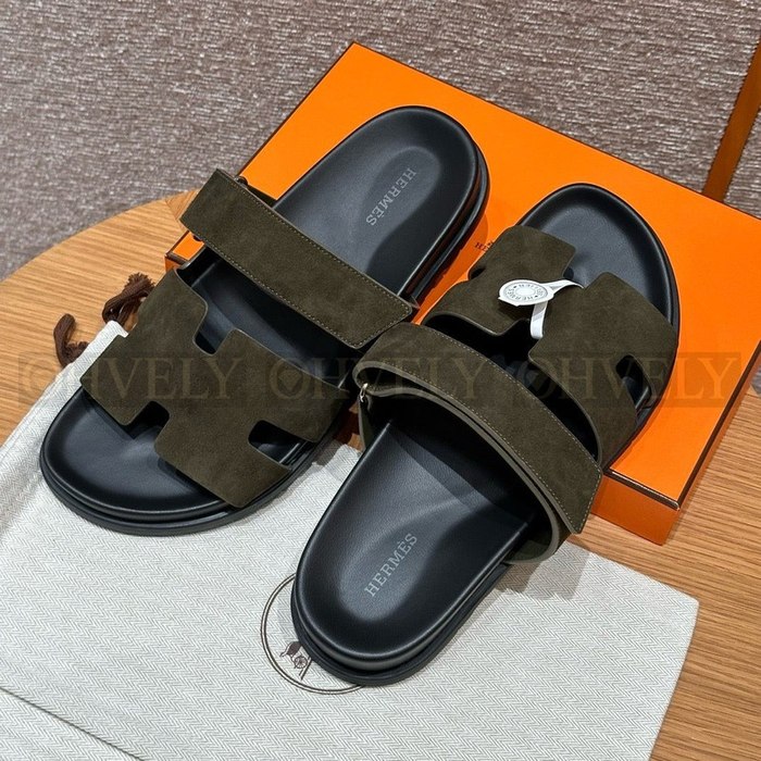 에르메스 CHYPRE 시프레 샌들 스웨이드