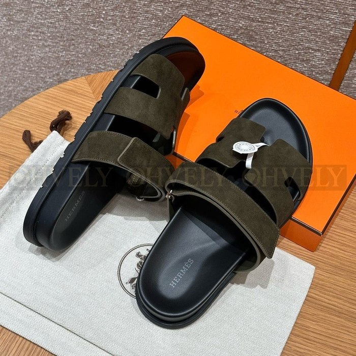 에르메스 CHYPRE 시프레 샌들 스웨이드