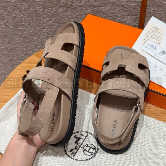에르메스 Genius 지니어스 샌들 스웨이드