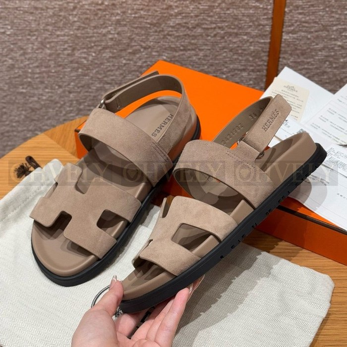 에르메스 Genius 지니어스 샌들 스웨이드