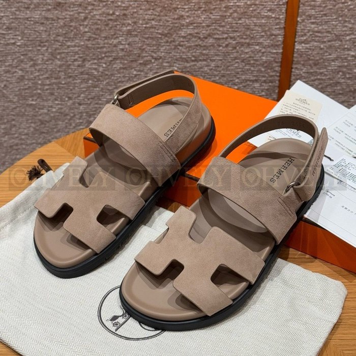 에르메스 Genius 지니어스 샌들 스웨이드