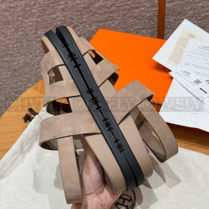 에르메스 Genius 지니어스 샌들 스웨이드