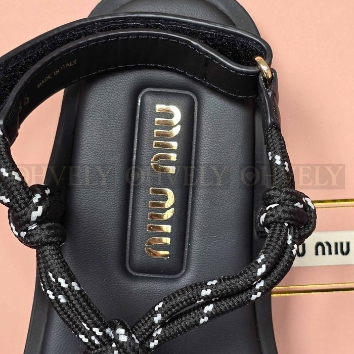 미우미우 리버 로프 샌들