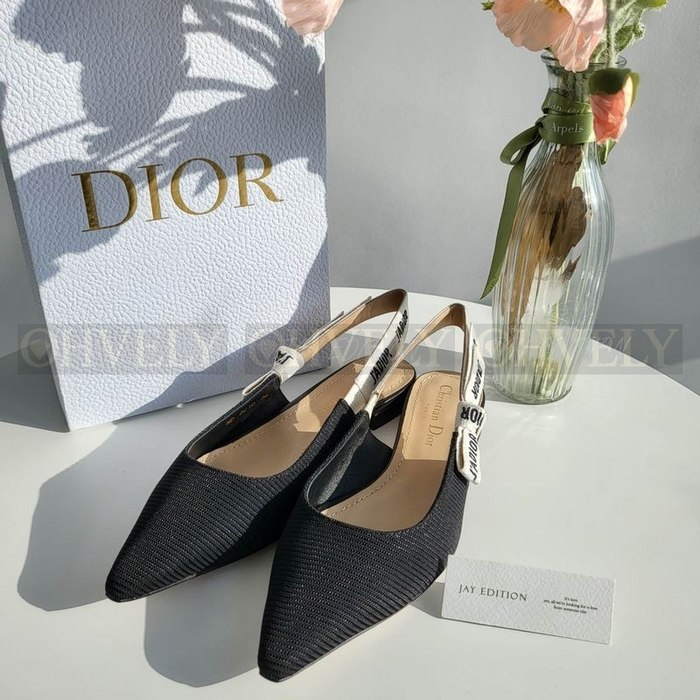 디올 슬링백 플랫