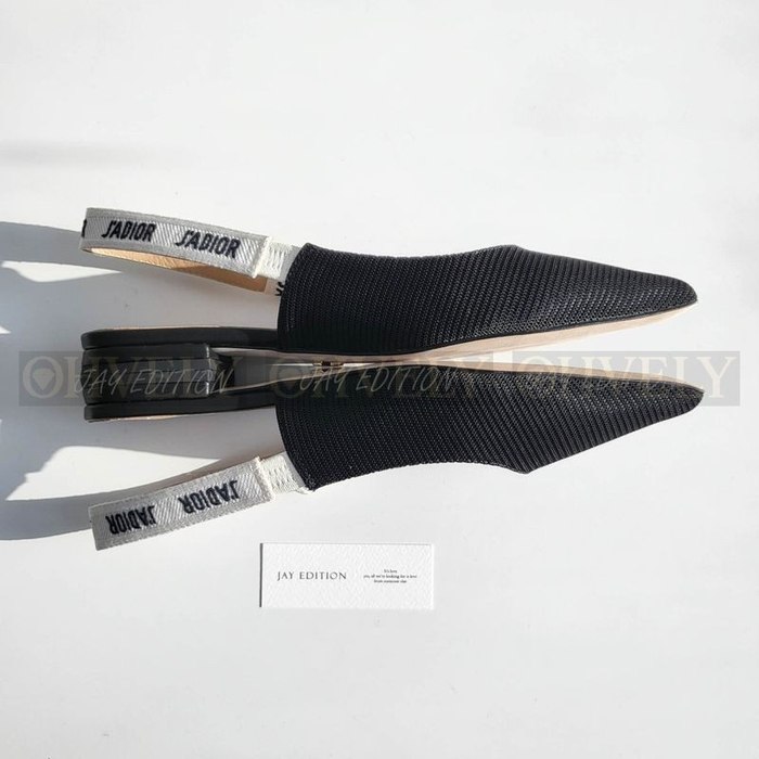 디올 슬링백 플랫