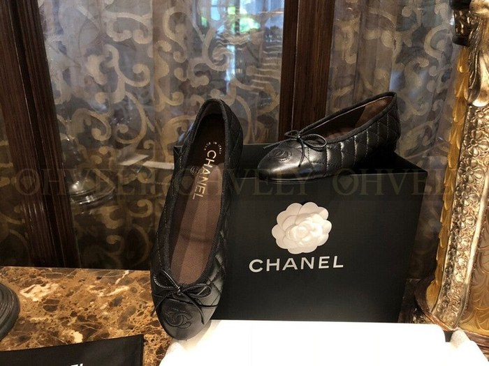 샤넬 퀄팅 발레리나 플랫