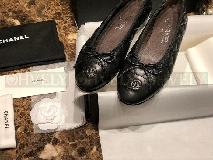 샤넬 퀄팅 발레리나 플랫