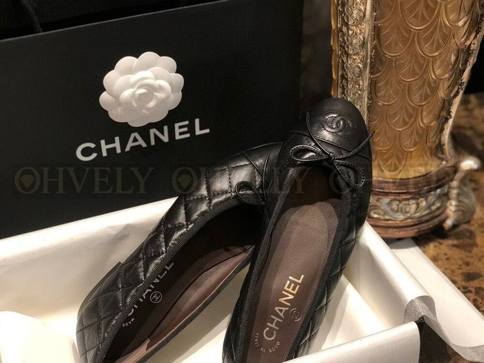 샤넬 퀄팅 발레리나 플랫