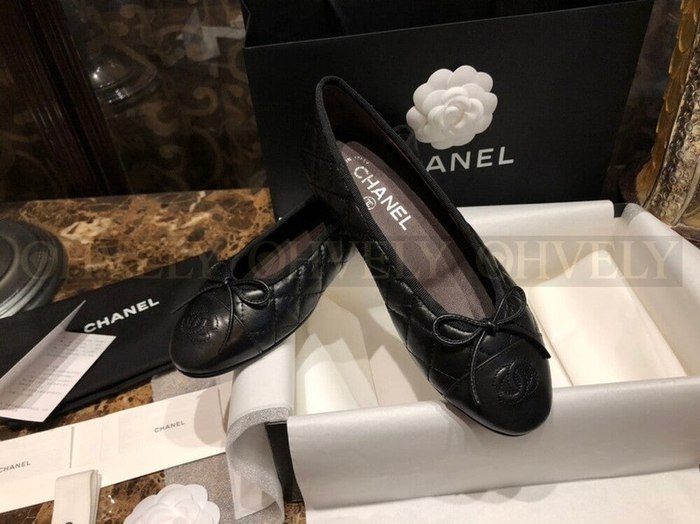 샤넬 퀄팅 발레리나 플랫