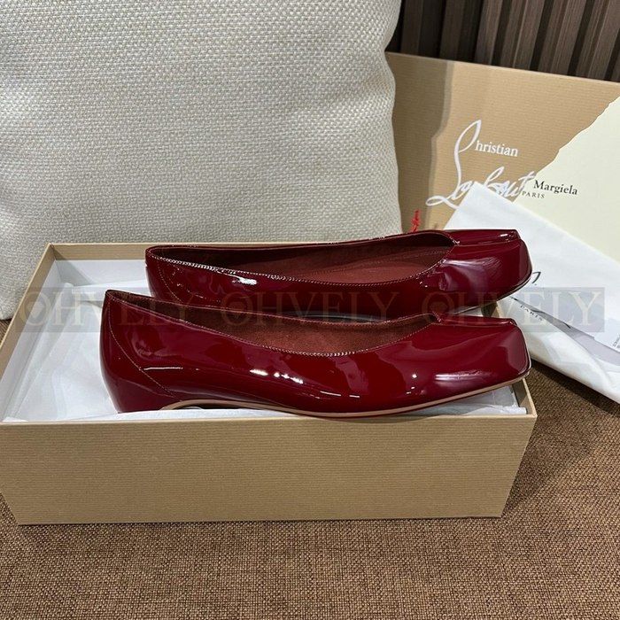 메종 마르지엘라 X 크리스찬 루부탱 플랫 슈즈