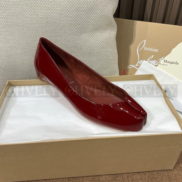 메종 마르지엘라 X 크리스찬 루부탱 플랫 슈즈