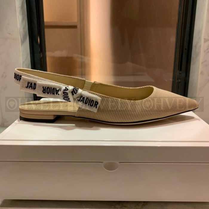 디올 슬링백 플랫 누드