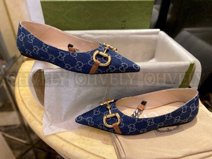 구찌 홀스빗 발레 플랫