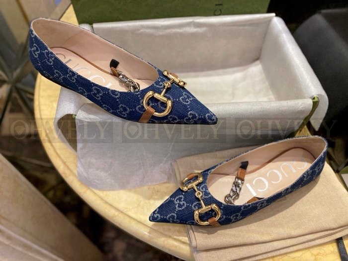 구찌 홀스빗 발레 플랫