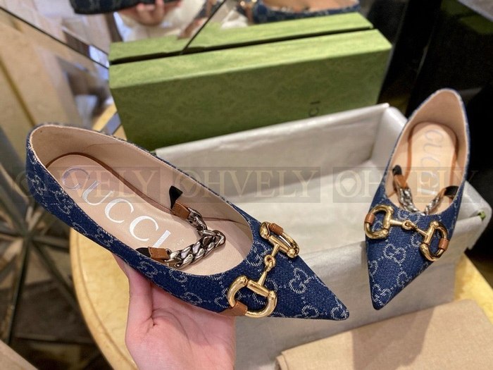 구찌 홀스빗 발레 플랫