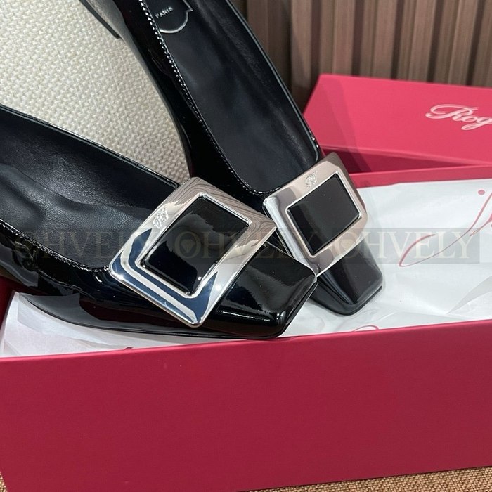 로저비비에 벨 비비에 메탈 버클 발레리나 펌프스