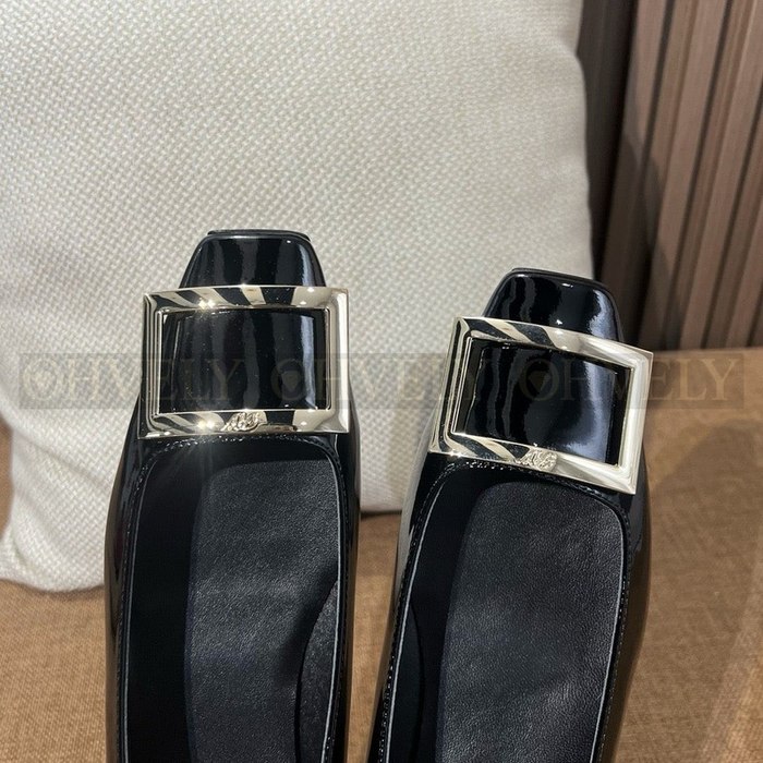 로저비비에 트럼펫 메탈 플랫 슈즈