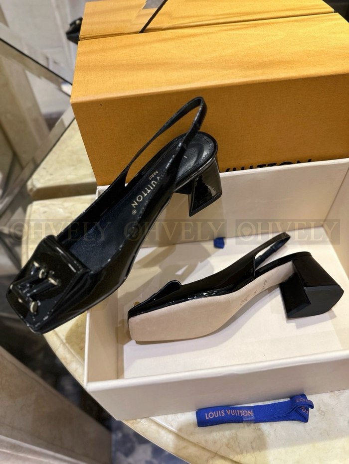 루이비통 셰이크 슬링백 펌프스