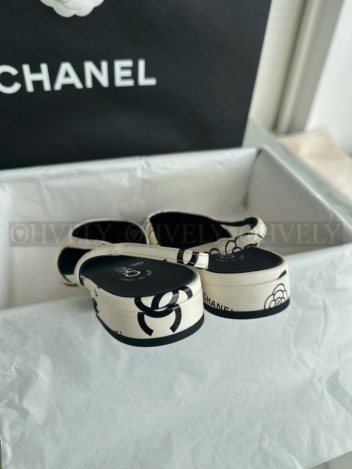 샤넬 까멜리아 코코 CC 패턴 슬링백