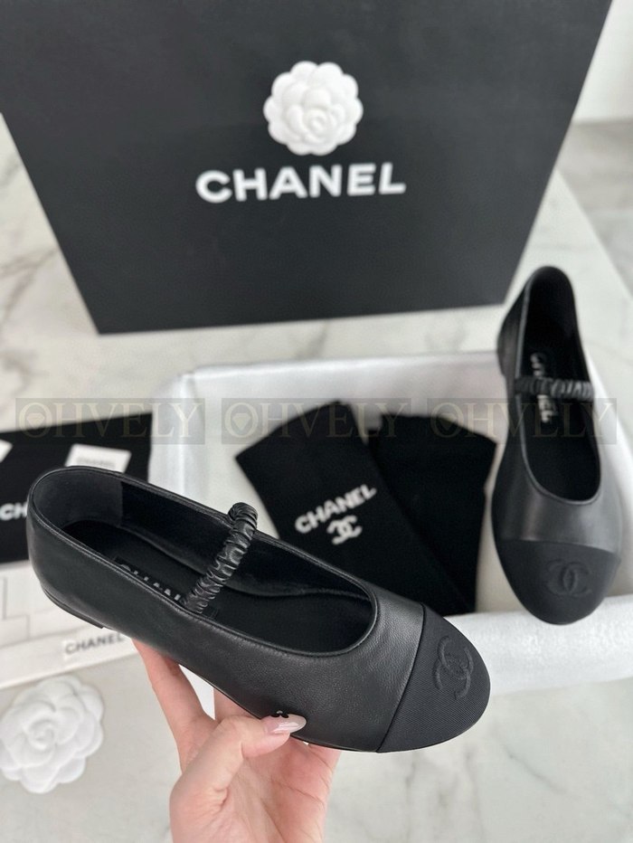 샤넬 레그워머 세트 메리제인 플랫