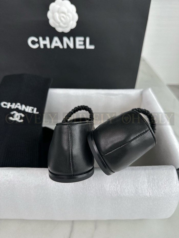 샤넬 레그워머 세트 메리제인 플랫