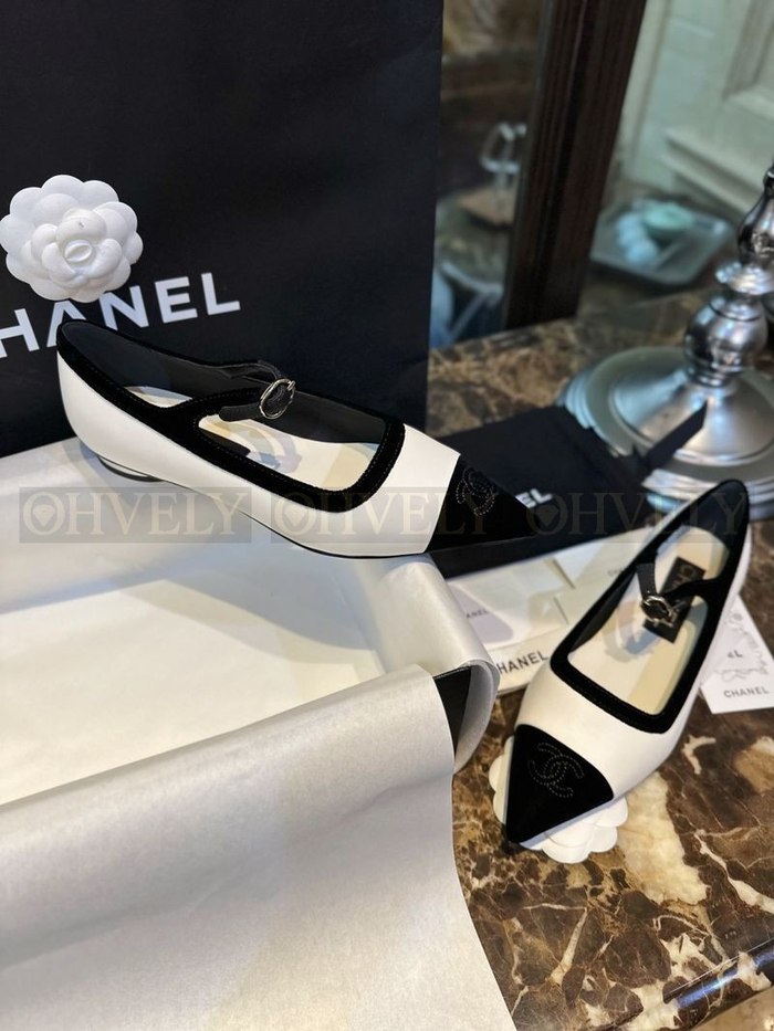 샤넬 스웨이드 스텔레토