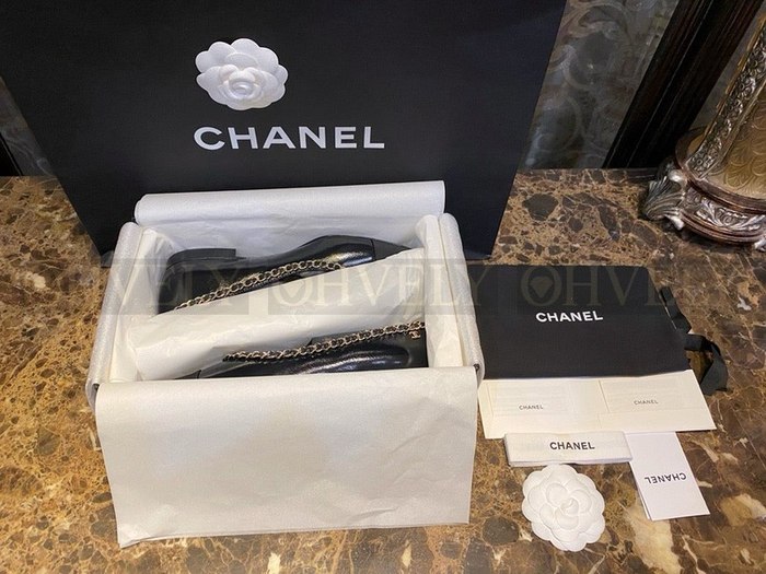 샤넬 체인 발레리나 플랫