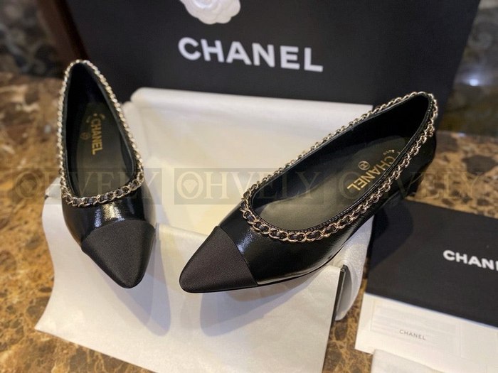 샤넬 체인 발레리나 플랫