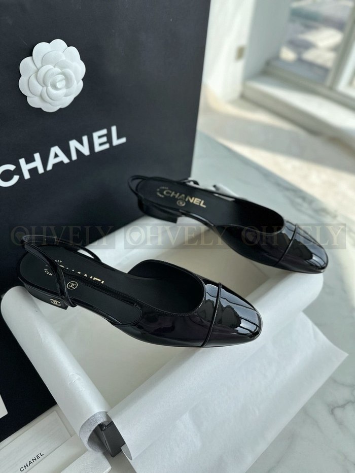 샤넬 페이던트 슬링백 플랫