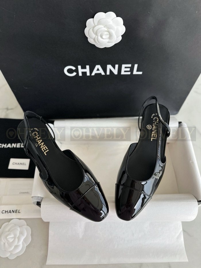 샤넬 페이던트 슬링백 플랫