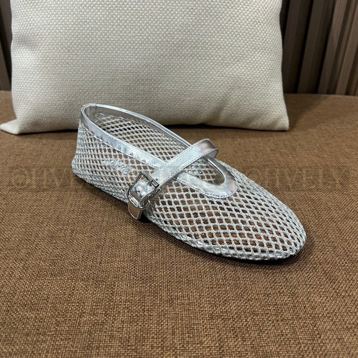알라이아 메쉬 망사 플랫 슈즈