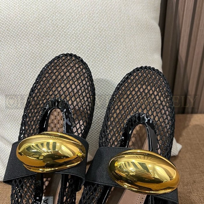 알라이아 발레 플랫 쥬얼 피쉬넷