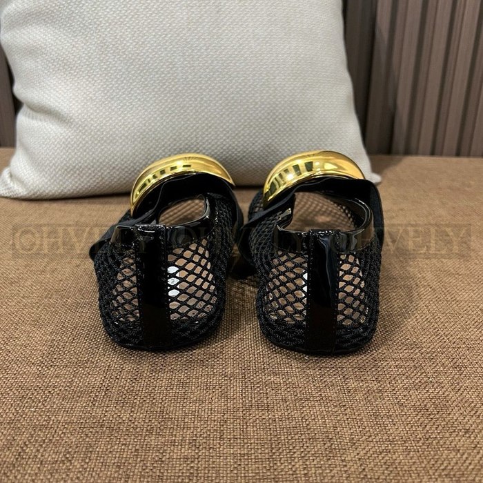 알라이아 발레 플랫 쥬얼 피쉬넷