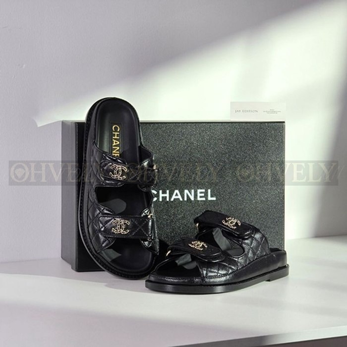 샤넬 24SS 벨크로 슬리퍼