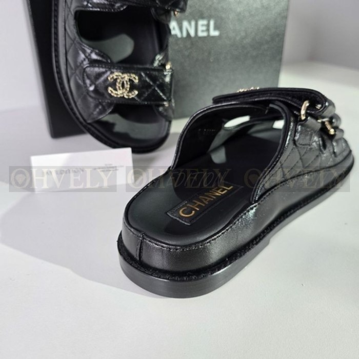 샤넬 24SS 벨크로 슬리퍼