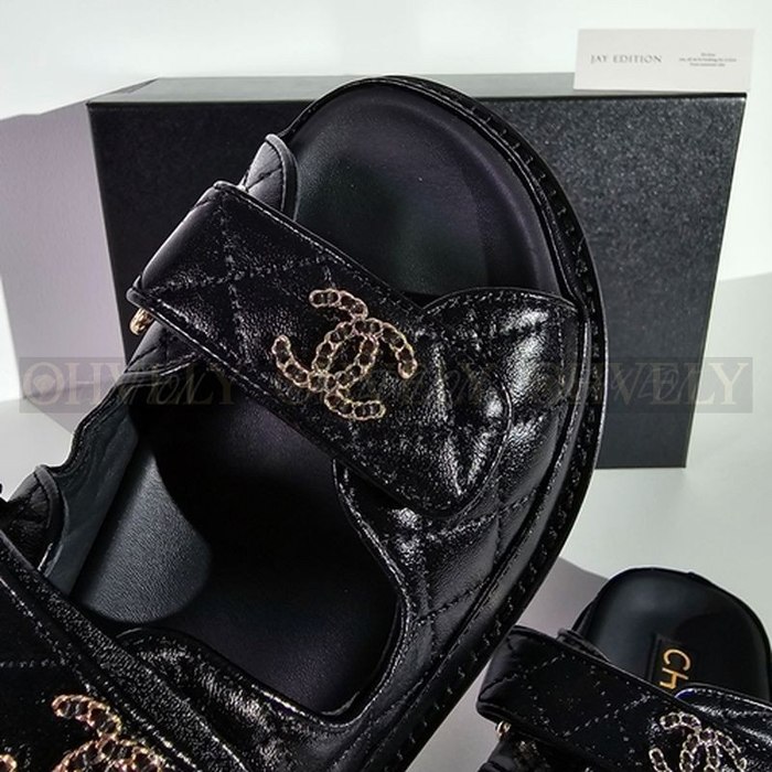 샤넬 24SS 벨크로 슬리퍼