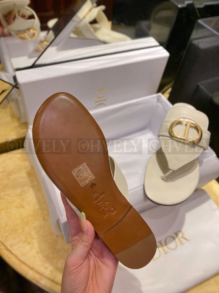 디올 30 몽테인 플립플랍 뮬 슬리퍼