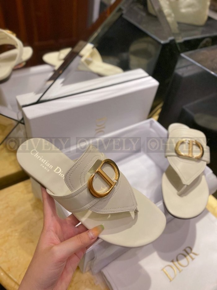 디올 30 몽테인 플립플랍 뮬 슬리퍼