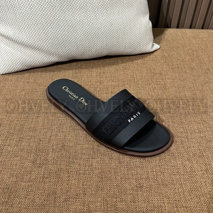 디올 디웨이 슬라이드 카프스킨 뮬