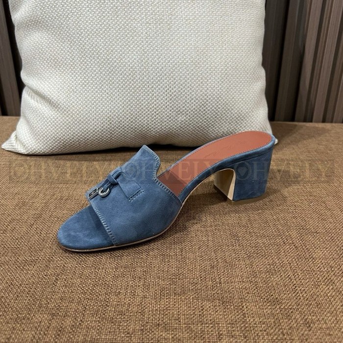 로로피아나 썸머 참스 스웨이드 샌들