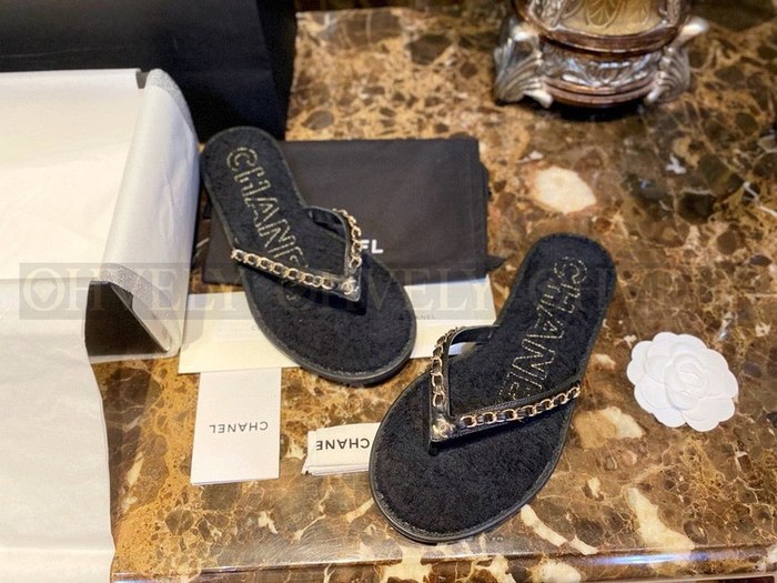 샤넬 CC 체인 플립플랍