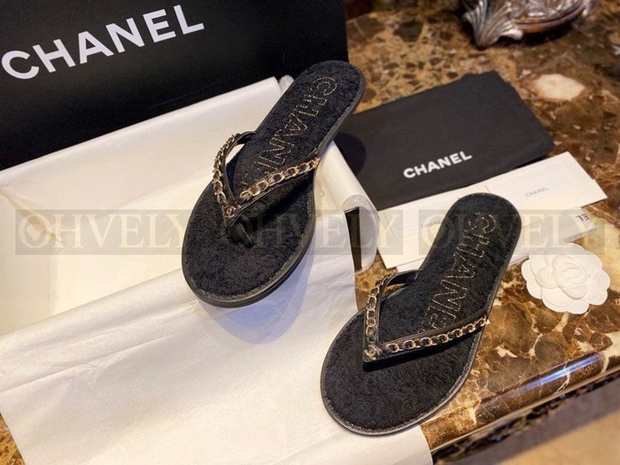 샤넬 CC 체인 플립플랍