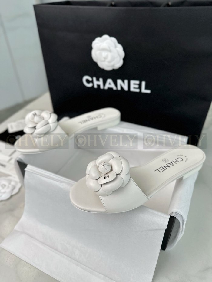 샤넬 까멜리아 뮬